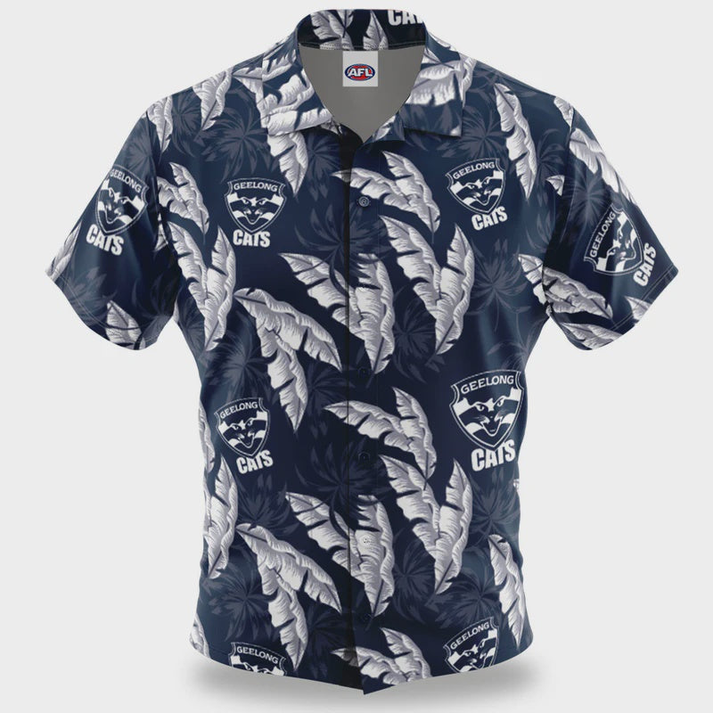Geelong Cats Paradise Hawaiian Shirt