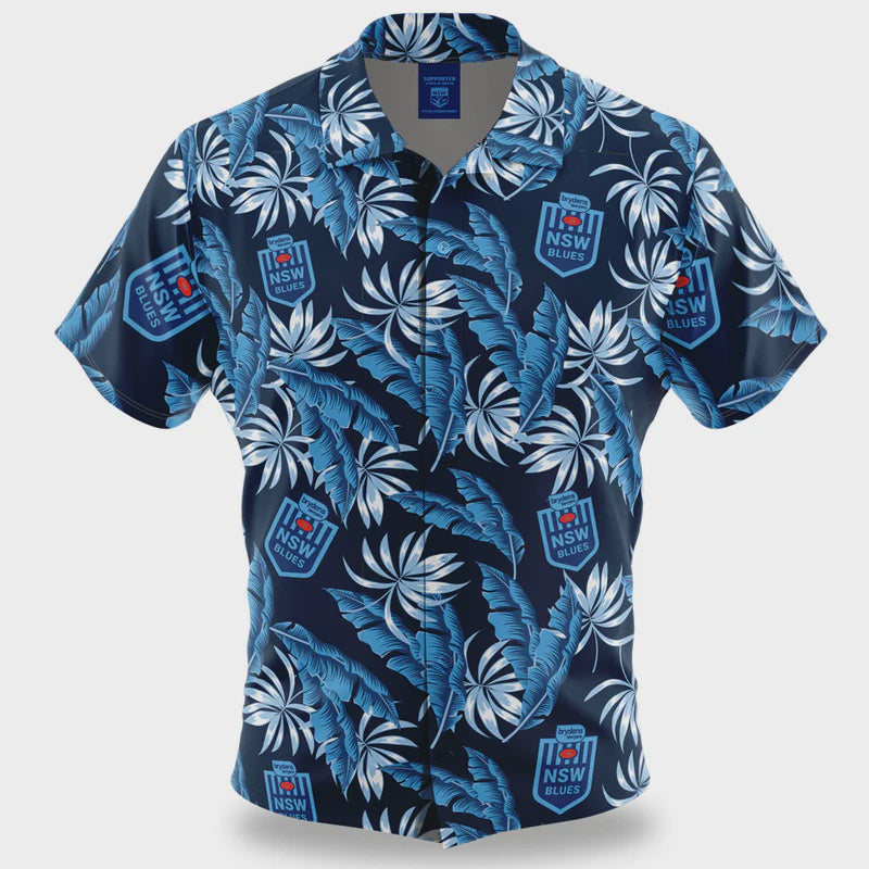 New South Wales Blues Paradise Hawaiian Shirt