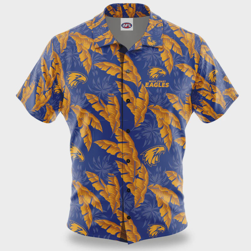 West Coast Eagles Paradise Hawaiian Shirt