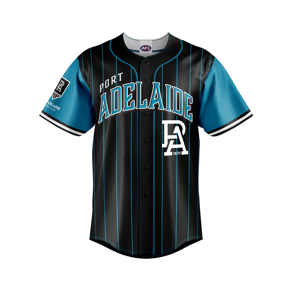 Port Adelaide Power "Slugger" Baseball Shirt