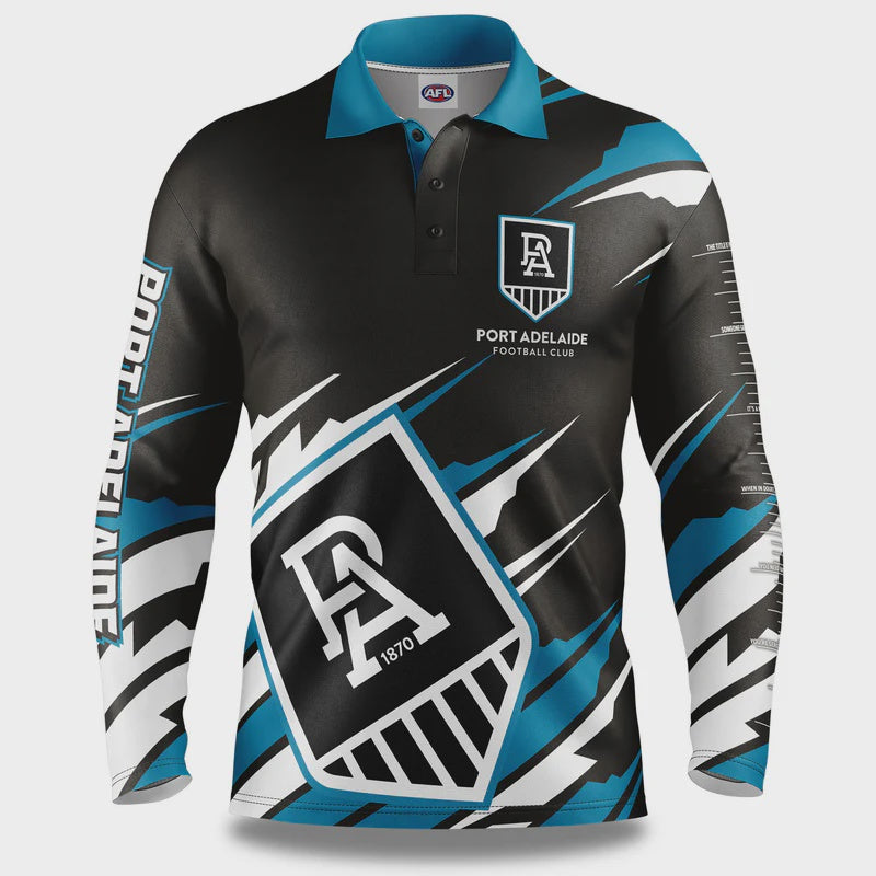 Port Adelaide Power "Ignition" Fishing Shirt