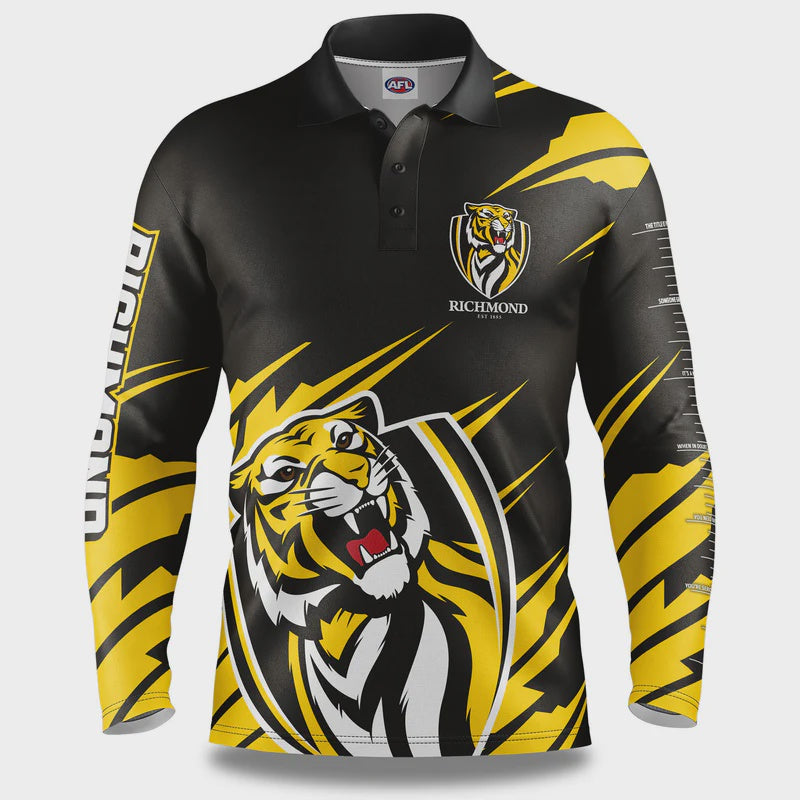 Richmond Tigers "Ignition" Fishing Shirt