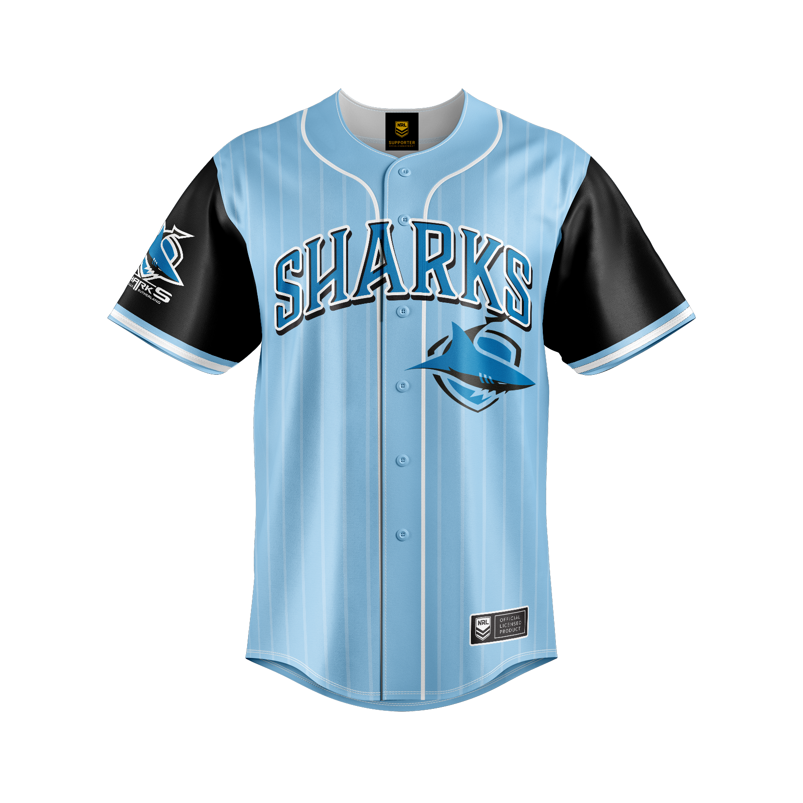 Cronulla Sharks "Slugger" Baseball Shirt