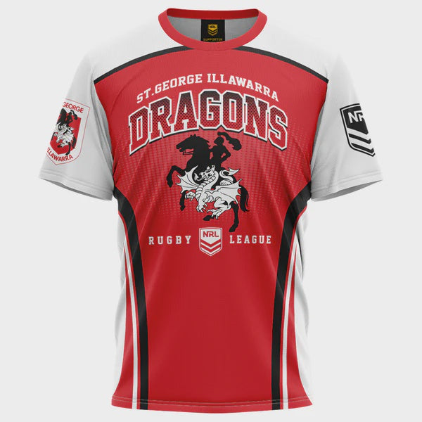 St George Illawarra Dragons Kids Sideline Tee