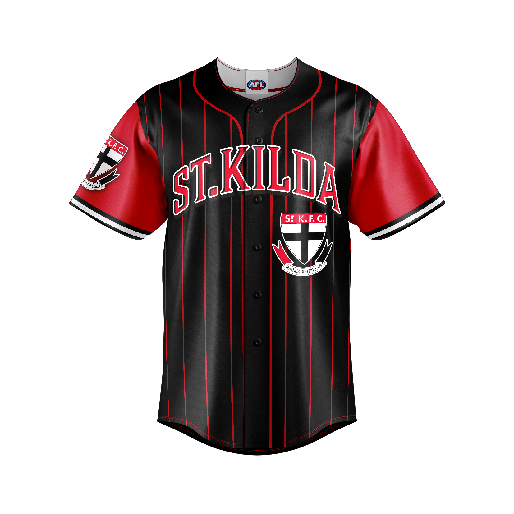 St Kilda Saints "Slugger" Baseball Shirt