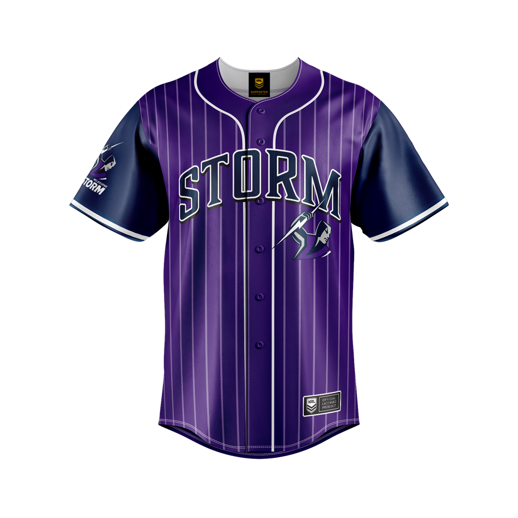 Melbourne Storm "Slugger" Baseball Shirt
