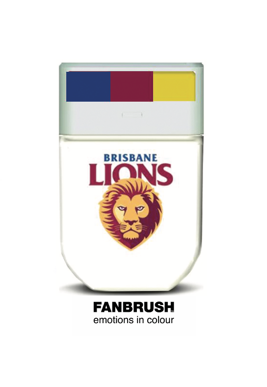 Brisbane Lions Face Paint