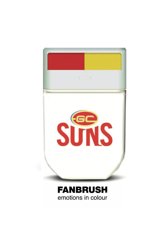 Gold Coast Suns Face Paint