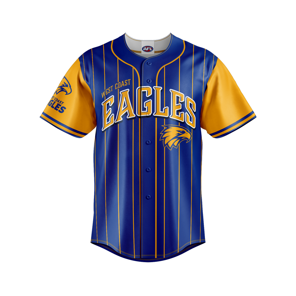 West Coast Eagles "Slugger" Baseball Shirt