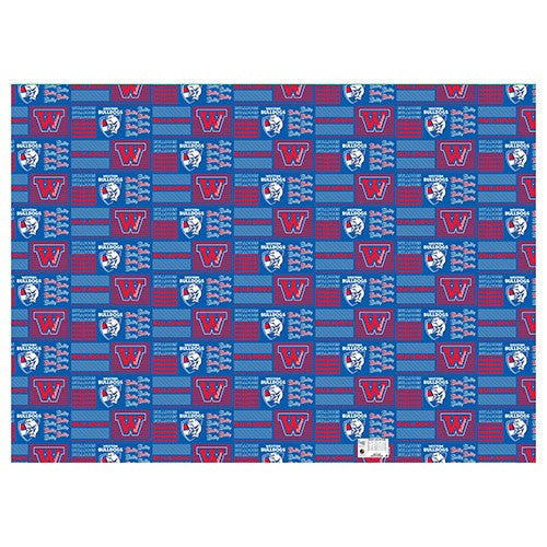 Western Bulldogs Wrapping Paper