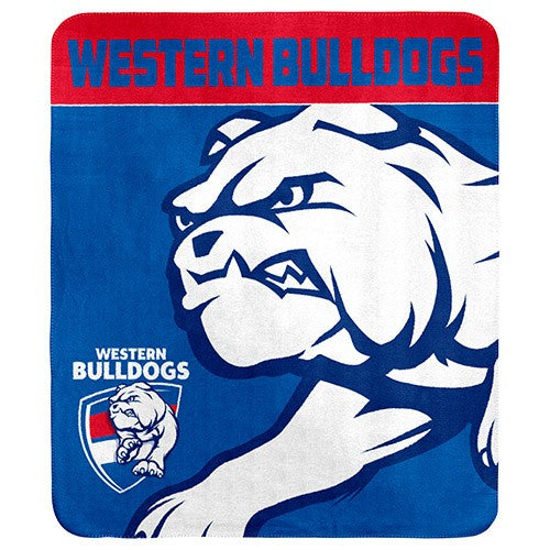 Western Bulldogs Polar Fleece Blanket