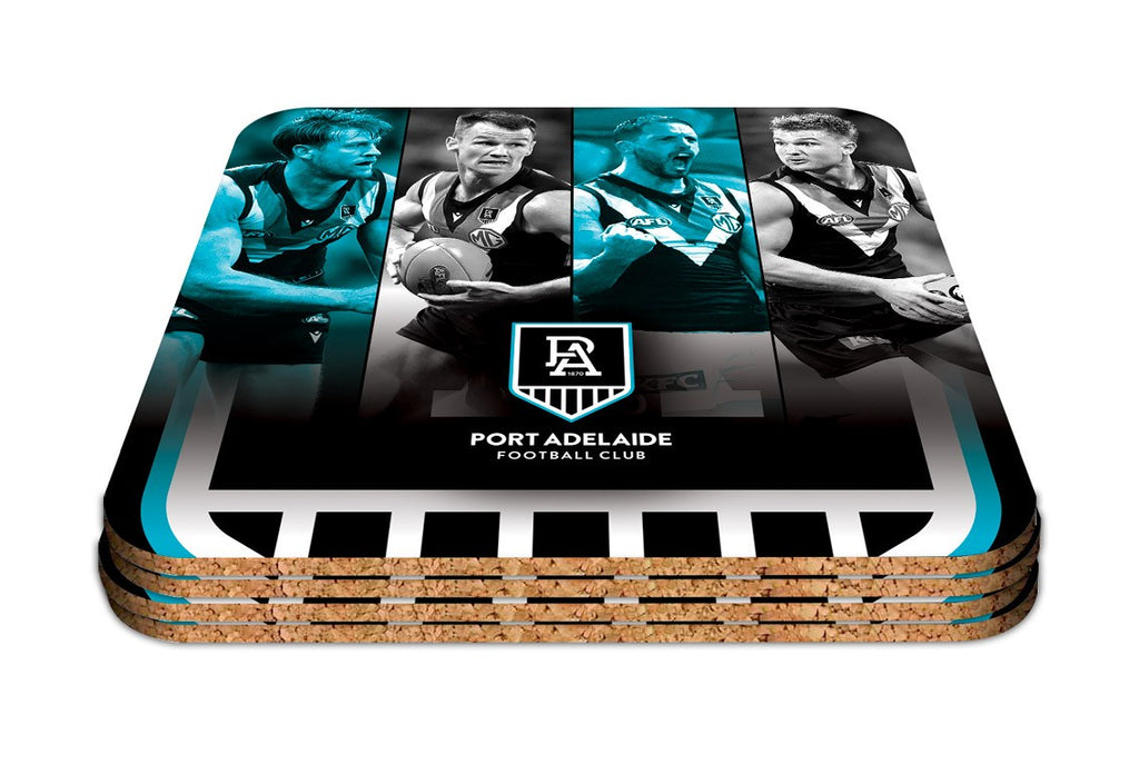 Port Adelaide Power Player Coaster Set