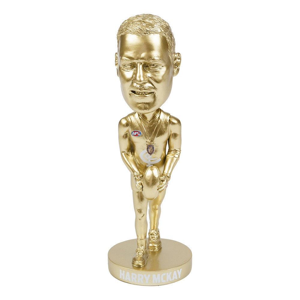 Carlton Blues Gold Bobblehead - Harry McKay