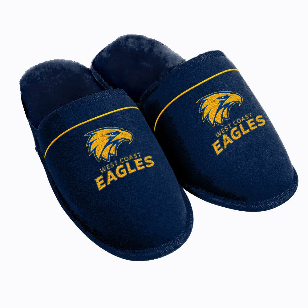 West Coast Eagles Adult Slippers