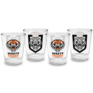 West Tigers Shot Glasses