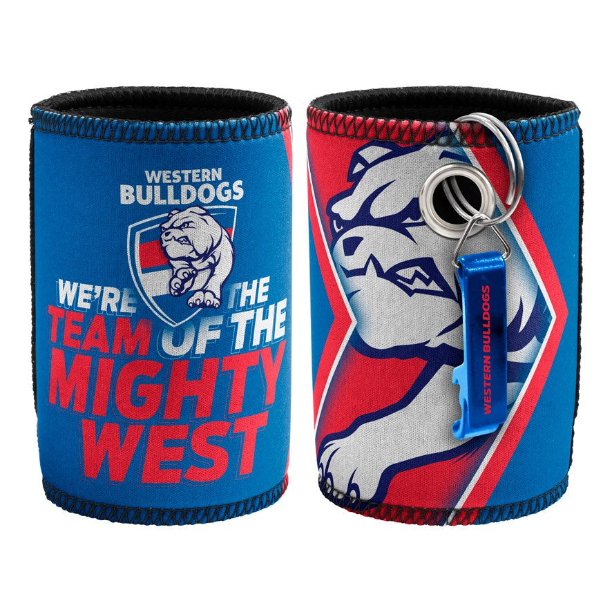Western Bulldogs Can Cooler And Bottle Opener