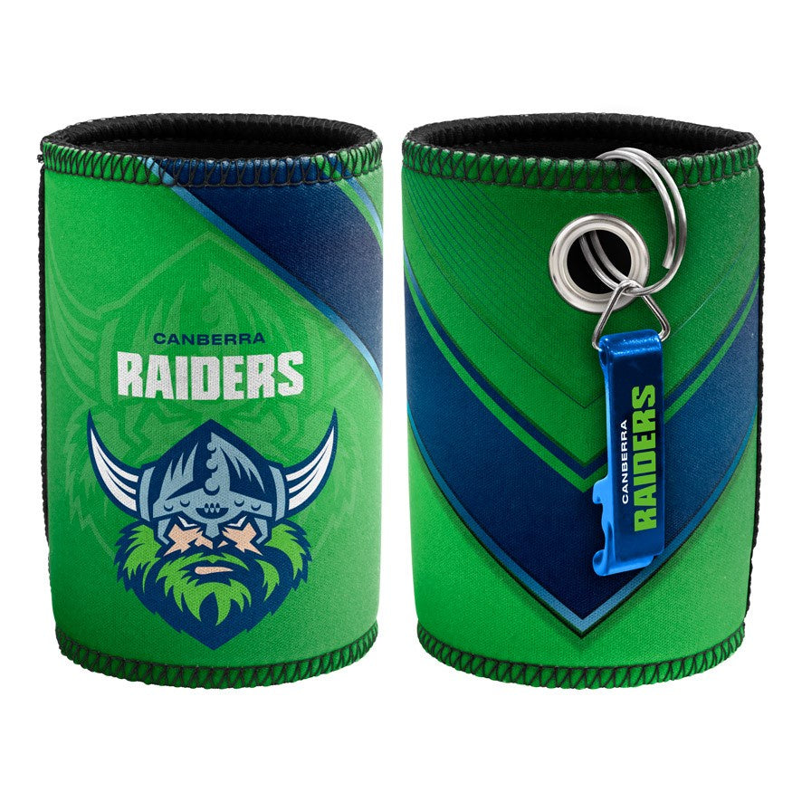 Canberra Raiders Can Cooler And Bottle Opener