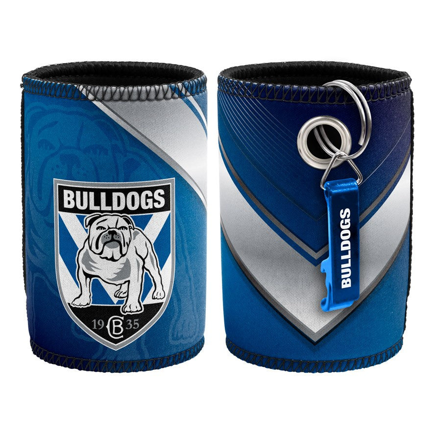 Canterbury Bulldogs Can Cooler And Bottle Opener