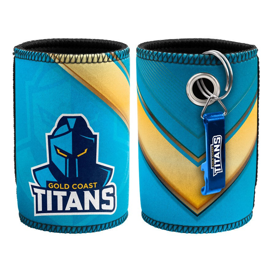 Gold Coast Titans Can Cooler And Bottle Opener
