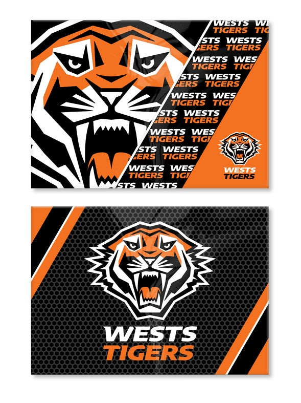 West Tigers Magnet - Set Of 2