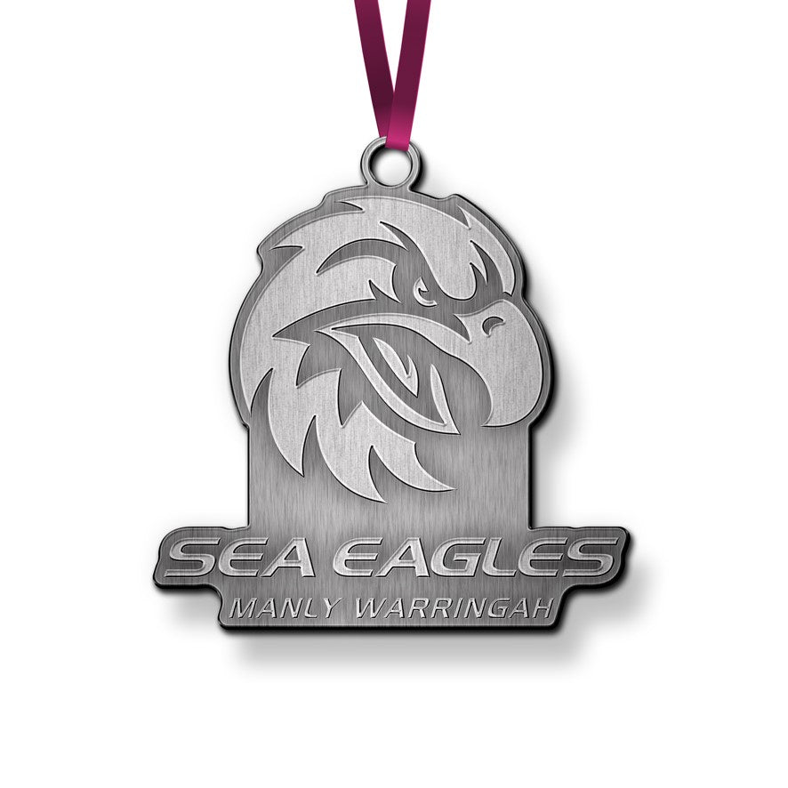 Manly Sea Eagles Metal Ornament