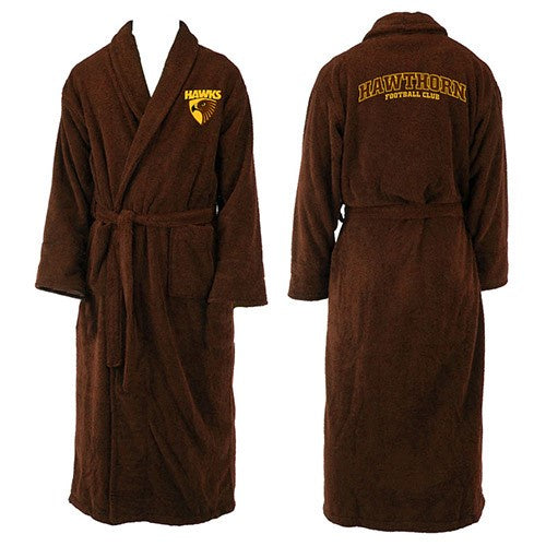 Hawthorn Hawks Adult Bathrobe - Dressing Gown