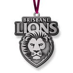 Brisbane Lions Metal Ornament