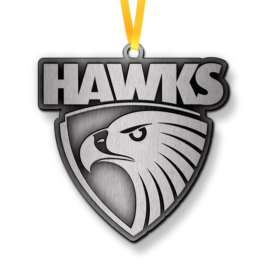 Hawthorn Hawks Metal Ornament