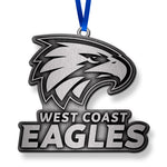 West Coast Eagles Metal Ornament