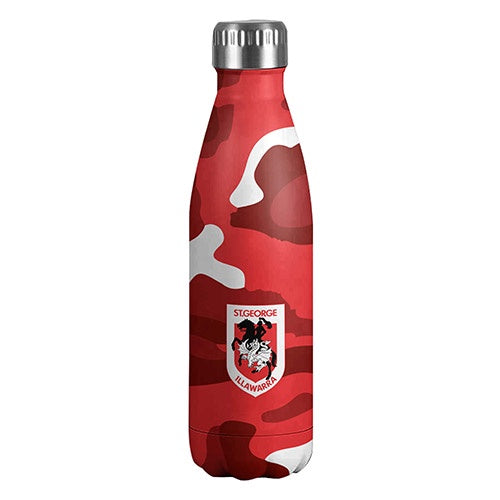 St George Illawarra Dragons Stainless Steel Bottle