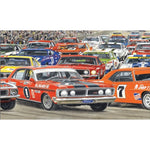 The Panorama of Legends 2 Tin Sign (Ford/Holden)