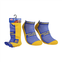 West Coast Eagles Ankle Socks