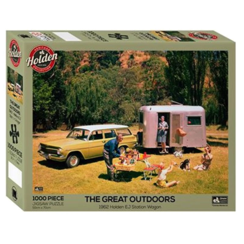 Holden 1962 EJ Station Wagon - The Great Outdoors Jigsaw Puzzle