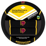 Brisbane Broncos Steering Wheel Cover