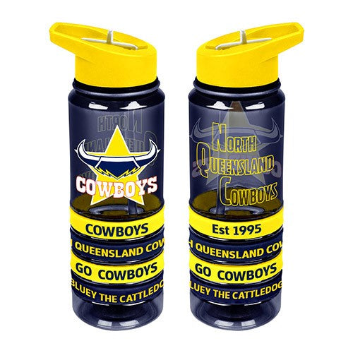 North Queensland Cowboys Drink Bottle with Bands
