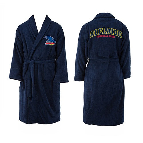 Adelaide Crows Adult Bathrobe - Dressing Gown