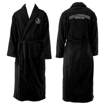 Collingwood Magpies Adult Bathrobe - Dressing Gown