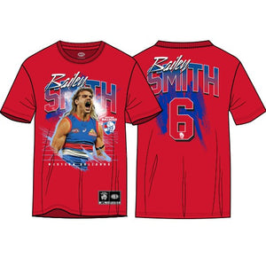 Western Bulldogs Youth Player Tee - Bailey Smith