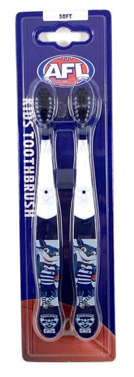 Geelong Cats Kids Toothbrush Twin Pack