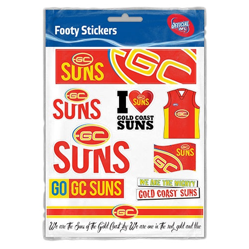 Gold Coast Suns Sticker Sheet