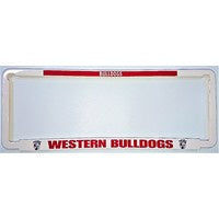 Western Bulldogs License Plate Surround - Frame