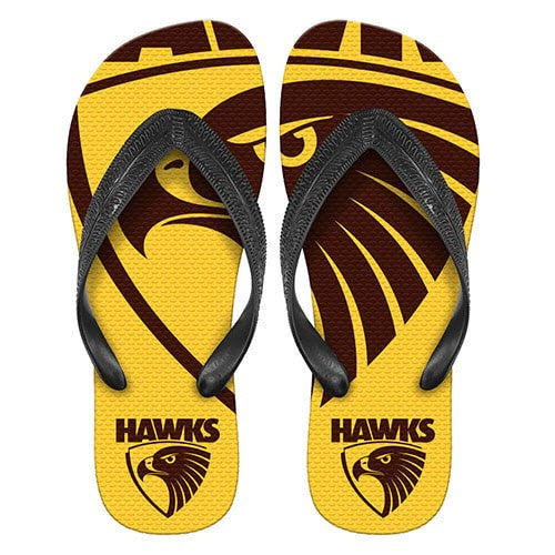 Hawthorn Hawks Thongs - Flip Flops