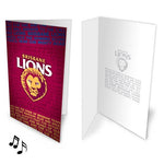 Brisbane Lions Musical Card