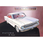 Ford Falcon 1965 Futura 2D Hardtop Tin Sign
