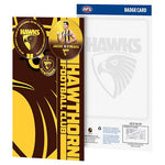 Hawthorn Hawks 3 Badge Card