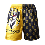 Richmond Tigers Adult Satin Boxer Shorts