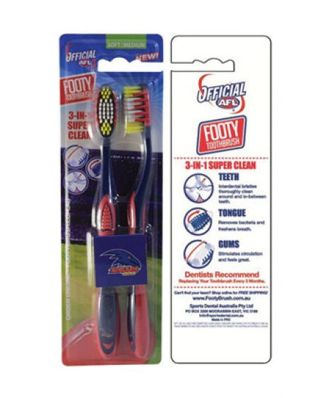 Adelaide Crows Toothbrush Twin Pack
