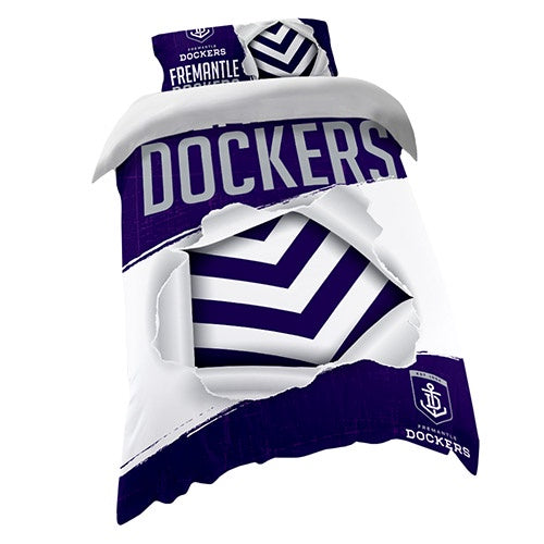 Fremantle Dockers Single Quilt Cover