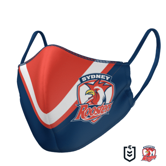 Sydney Roosters Face Mask - Reversible