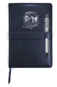 Sydney Roosters Notebook And Pen